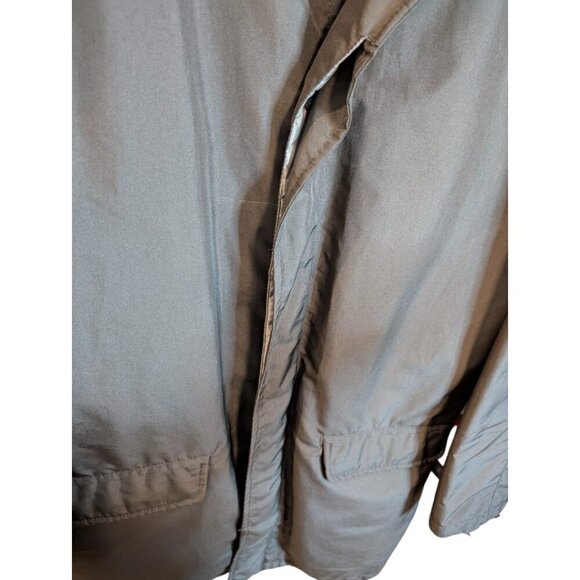 Vintage Eddie Bauer Mens Trench | Black - Picture 3 of 9